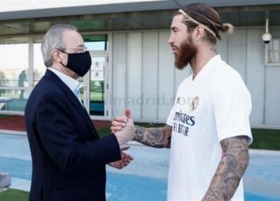 راموس در آستانه تمدید قراردادش با رئال مادرید پس از تماس با پِرس